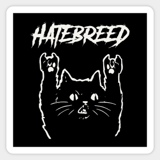 hatebreed and the cat Sticker